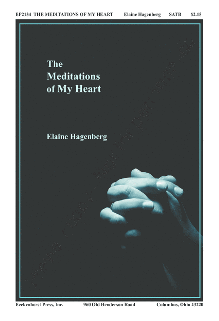 The Meditations of My Heart 4-Part scores gallery preview page 2