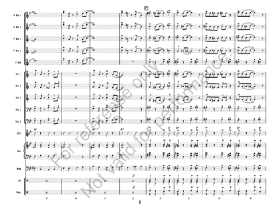 Text Me Jazz Ensemble scores gallery preview page 10