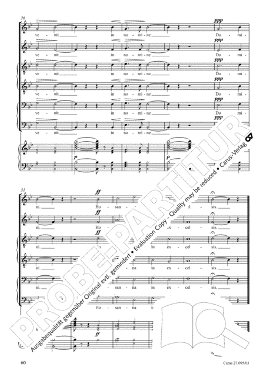 Messe solennelle de sainte Cecile Messe solennelle de sainte Cecile STB scores gallery preview page 61