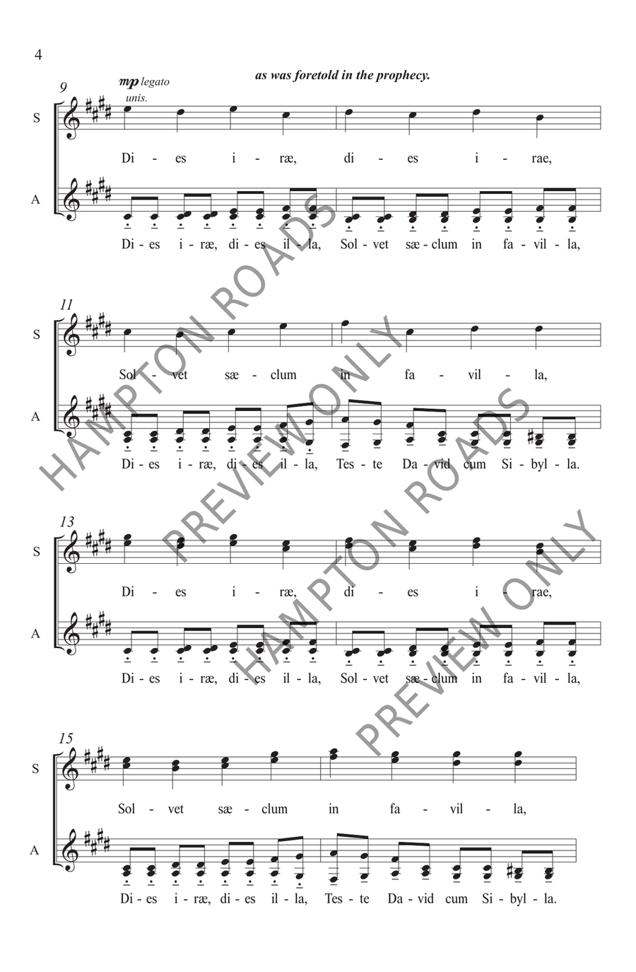 Dies Irae (SSAA) SSAA scores gallery preview page 5