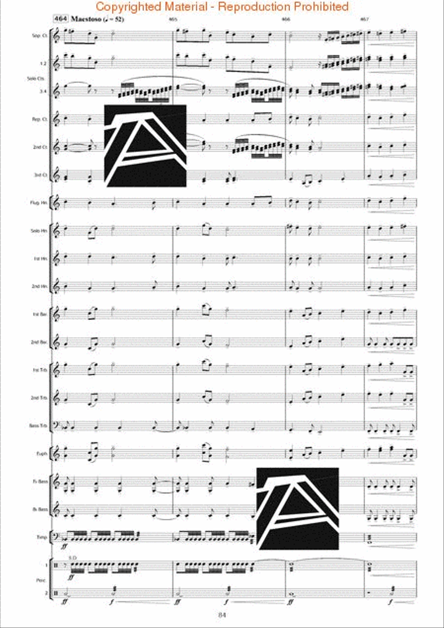 Surround Sound Brass Band scores gallery preview page 85