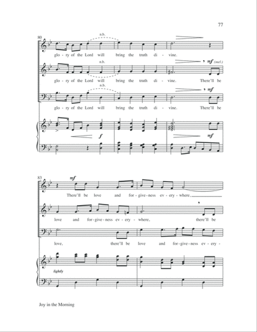 Easy Anthems, Vol. 4 3-Part scores gallery preview page 78