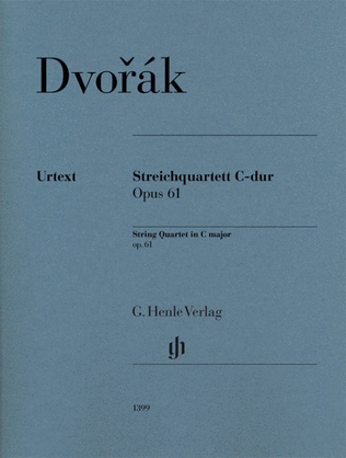 Book cover for String Quartet In C Major Op. 61 B 121