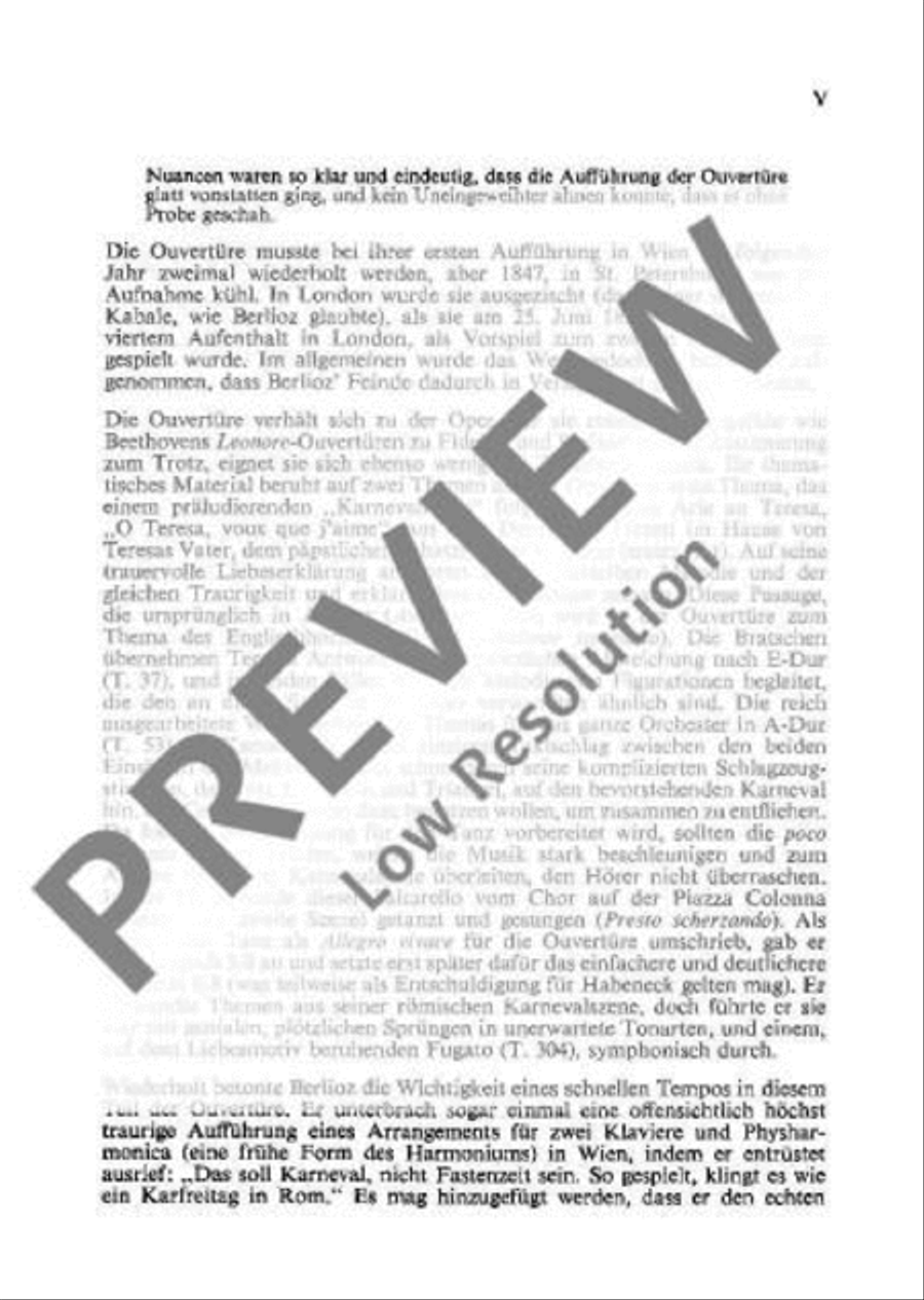 The Roman Carnival Orchestra scores gallery preview page 6