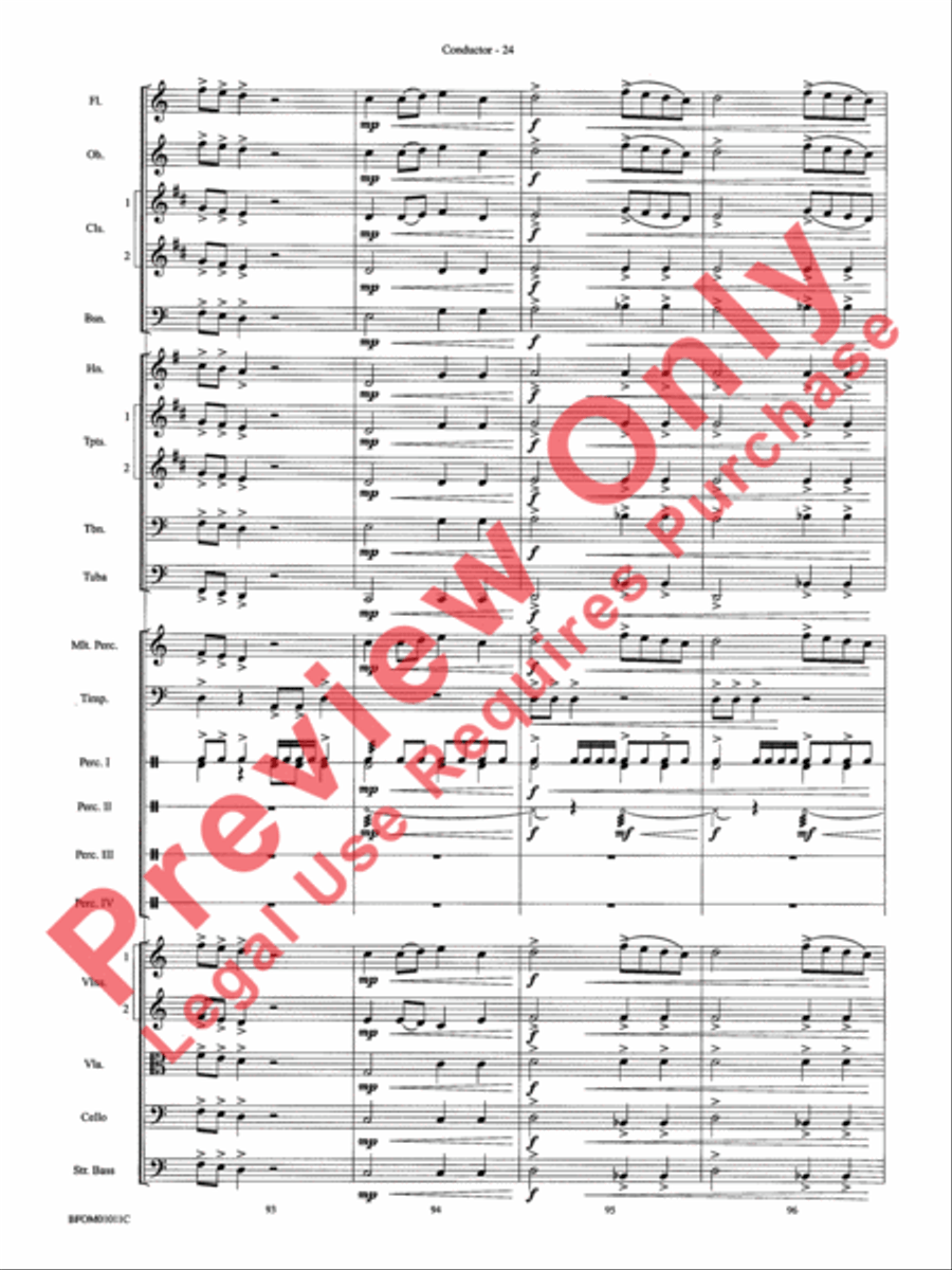 Dark Adventure Full Orchestra scores gallery preview page 27