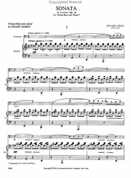 Sonata In A Minor, Opus 36 (Solo Tuning)