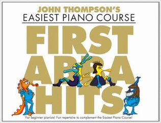 Book cover for Thompson's Easiest Piano Course First Abba Hits
