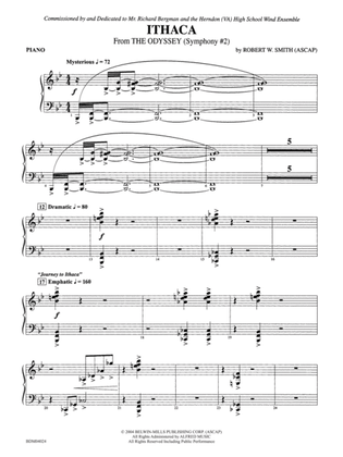 Ithaca (from The Odyssey (Symphony No. 2)): Piano Accompaniment