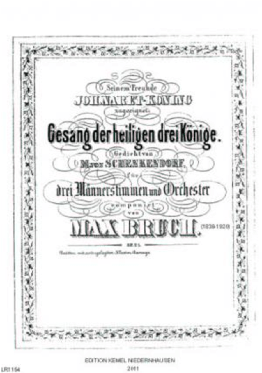 Gesang der heiligen drei Könige