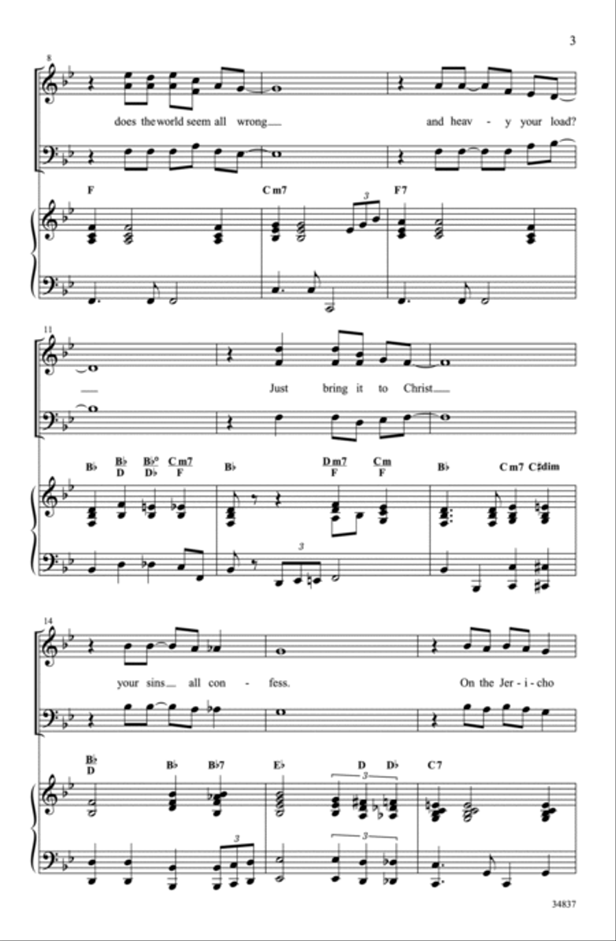 On the Jericho Road 3-Part scores gallery preview page 3