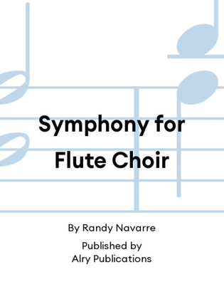 Book cover for Symphony for Flute Choir
