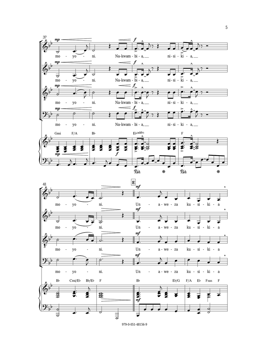 Imbakwa 4-Part scores gallery preview page 5
