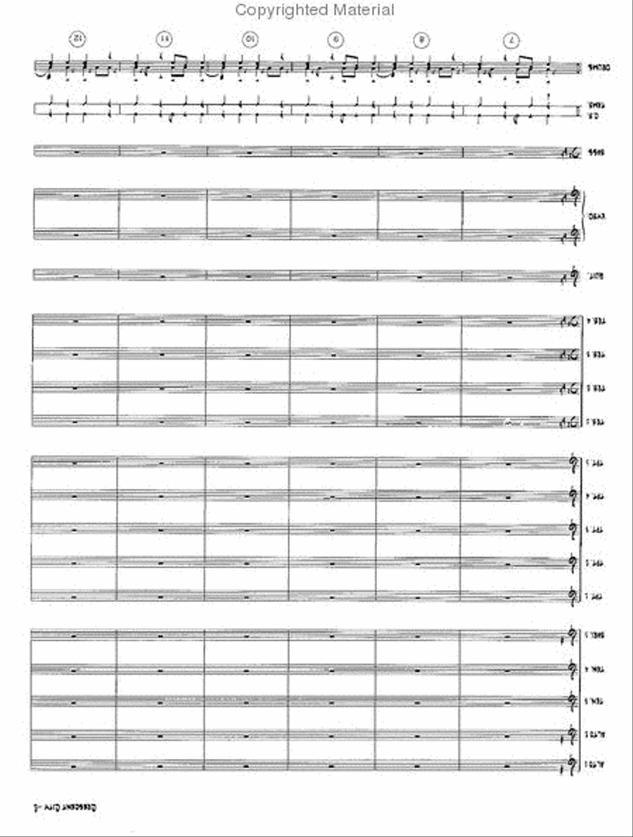 The Crescent City Stomp Jazz Ensemble scores gallery preview page 3