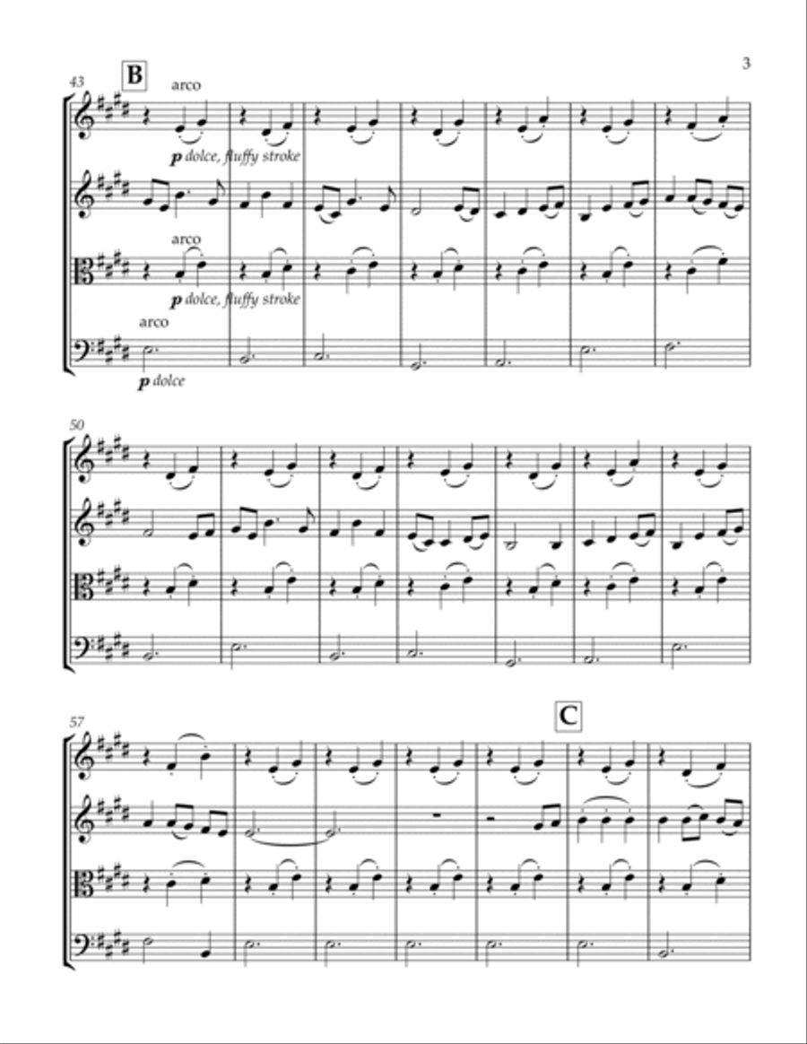 Itsumo Nandodemo (always With Me) String Quartet scores gallery preview page 4