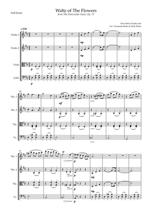 Waltz of The Flowers - from Nutcracker (P. I. Tchaikovsky) for String Quartet
