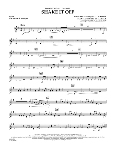 Shake It Off - Pt.2 - Bb Clarinet/Bb Trumpet