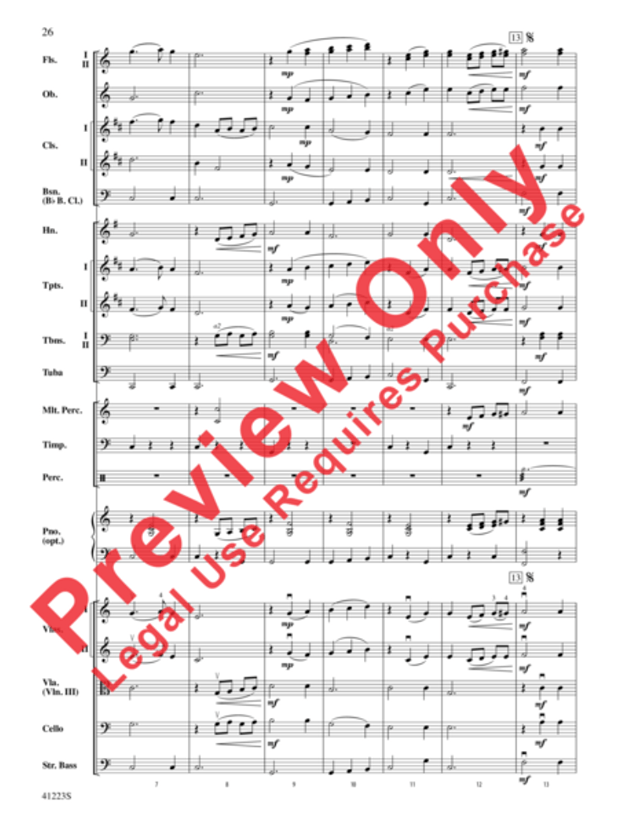 Joyful Holidays Full Orchestra scores gallery preview page 27