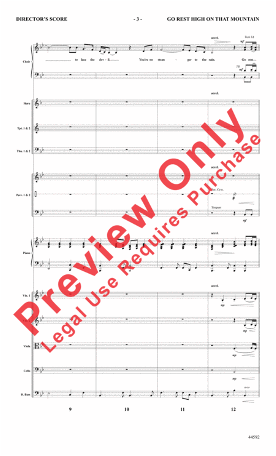 Go Rest High on That Mountain Choir scores gallery preview page 4