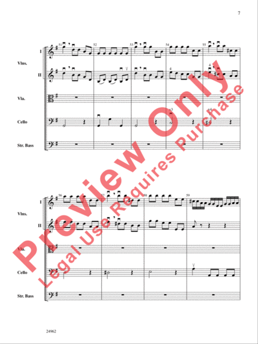 Autumn from The Four Seasons String Orchestra scores gallery preview page 8