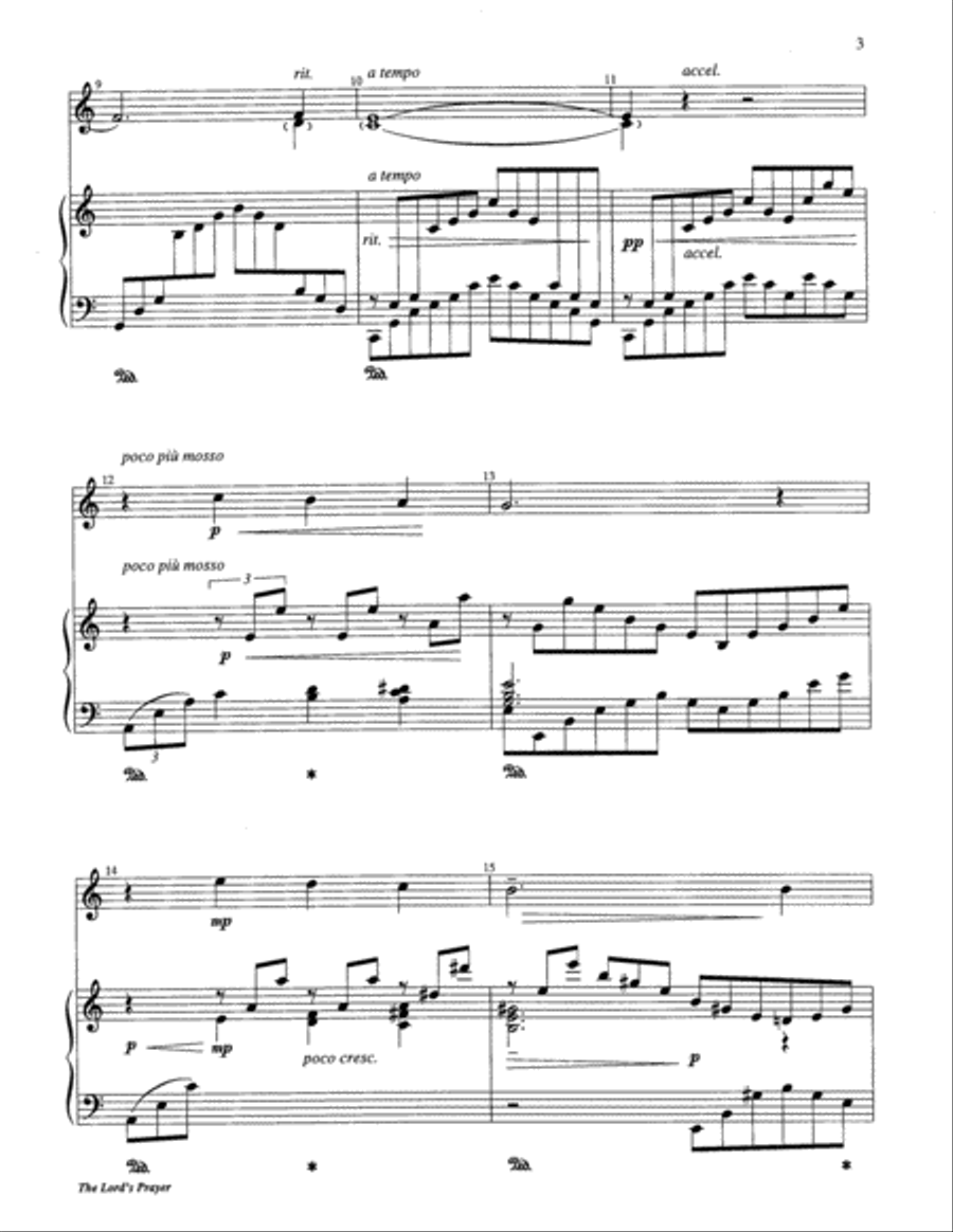 The Lord's Prayer Percussion scores gallery preview page 3