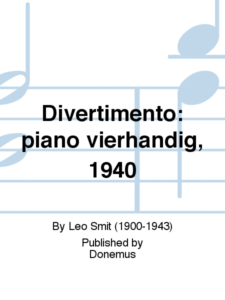Divertimento: piano vierhandig, 1940