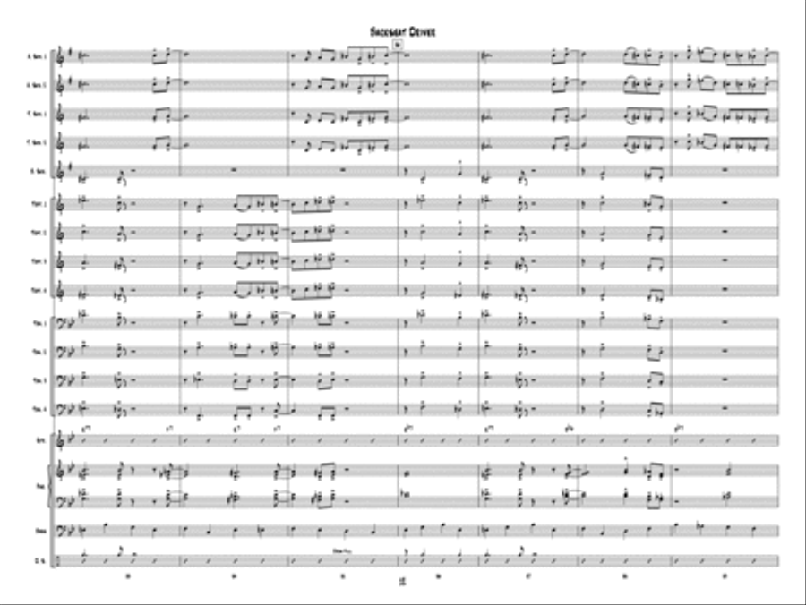 Backseat Driver Jazz Ensemble scores gallery preview page 12