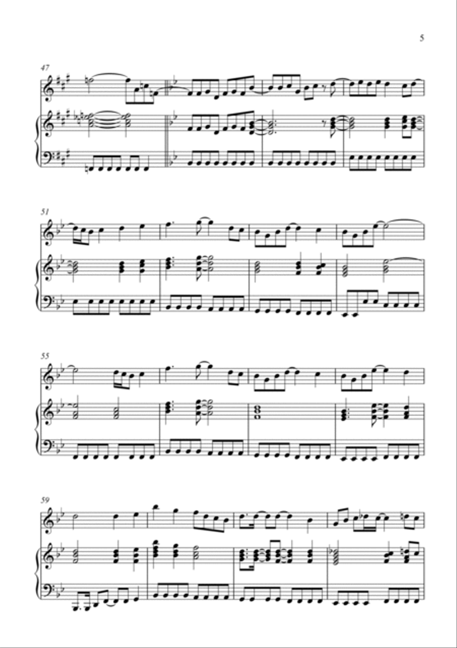 Love Grows (where My Rosemary Goes) Small Ensemble scores gallery preview page 5
