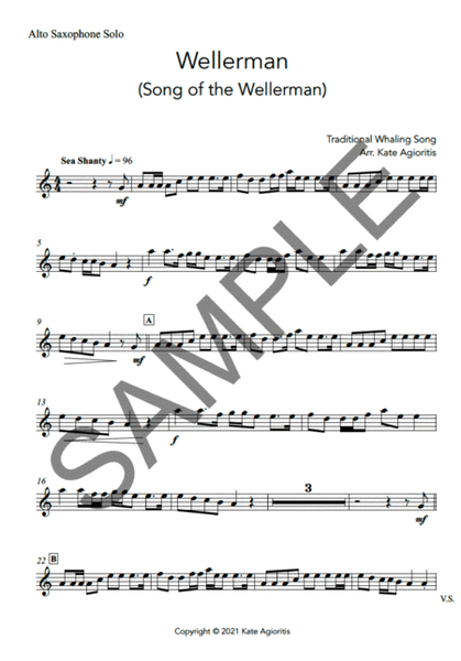 Wellerman - Solo for Alto Saxophone (with play-along backing track) image number null