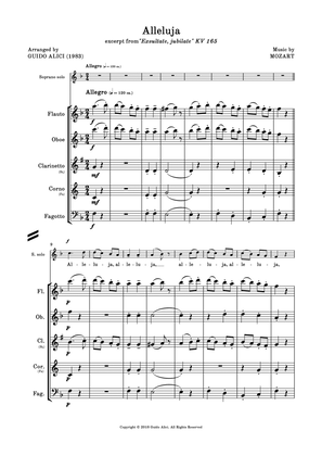 Alleluja by Mozart (excerpt from "Exsultate, jubilate" KV 165)