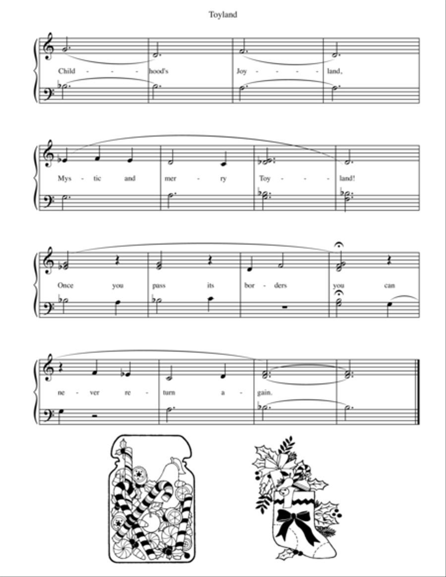 Toyland Easy Piano scores gallery preview page 3