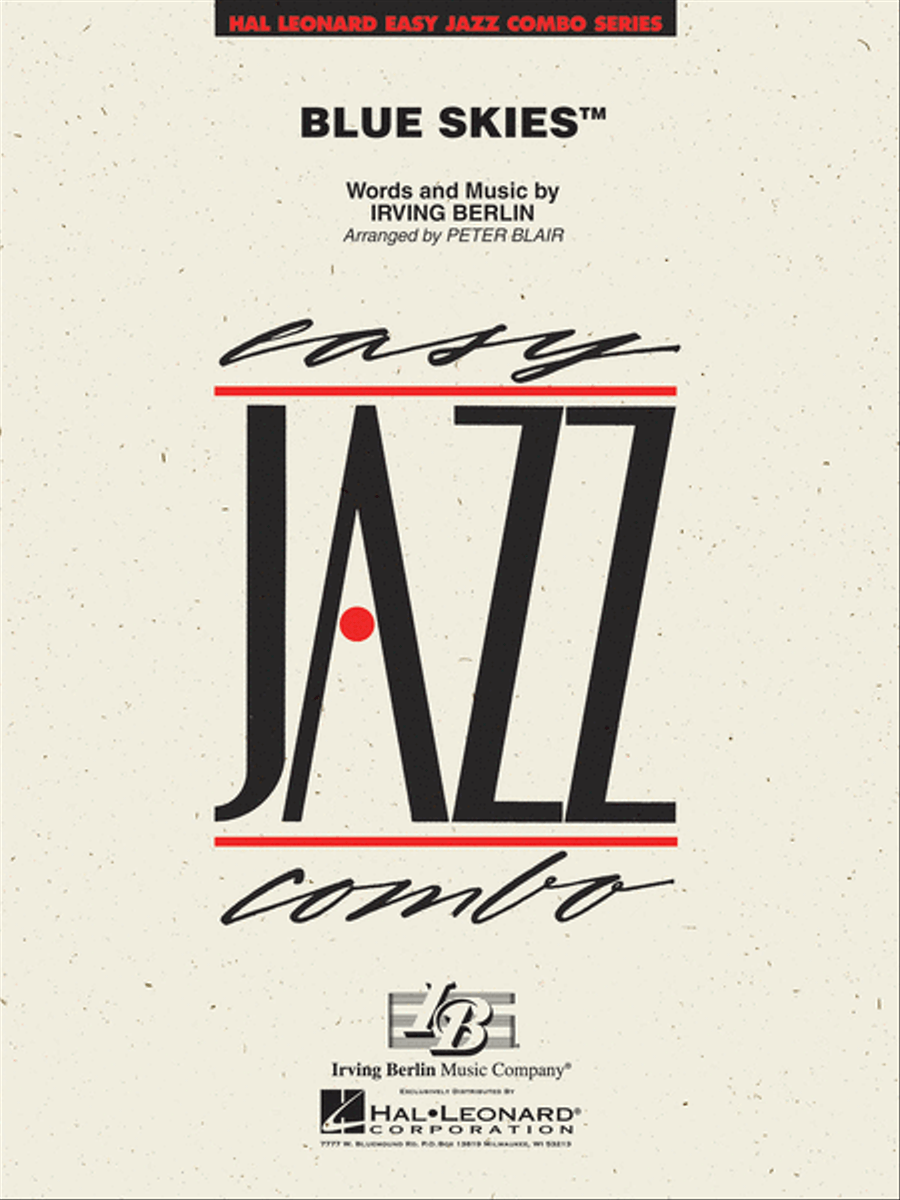 Blue Skies Jazz Ensemble scores gallery preview page 1