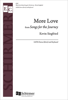 Book cover for More Love from Songs for the Journey (Organ/Choral Score)