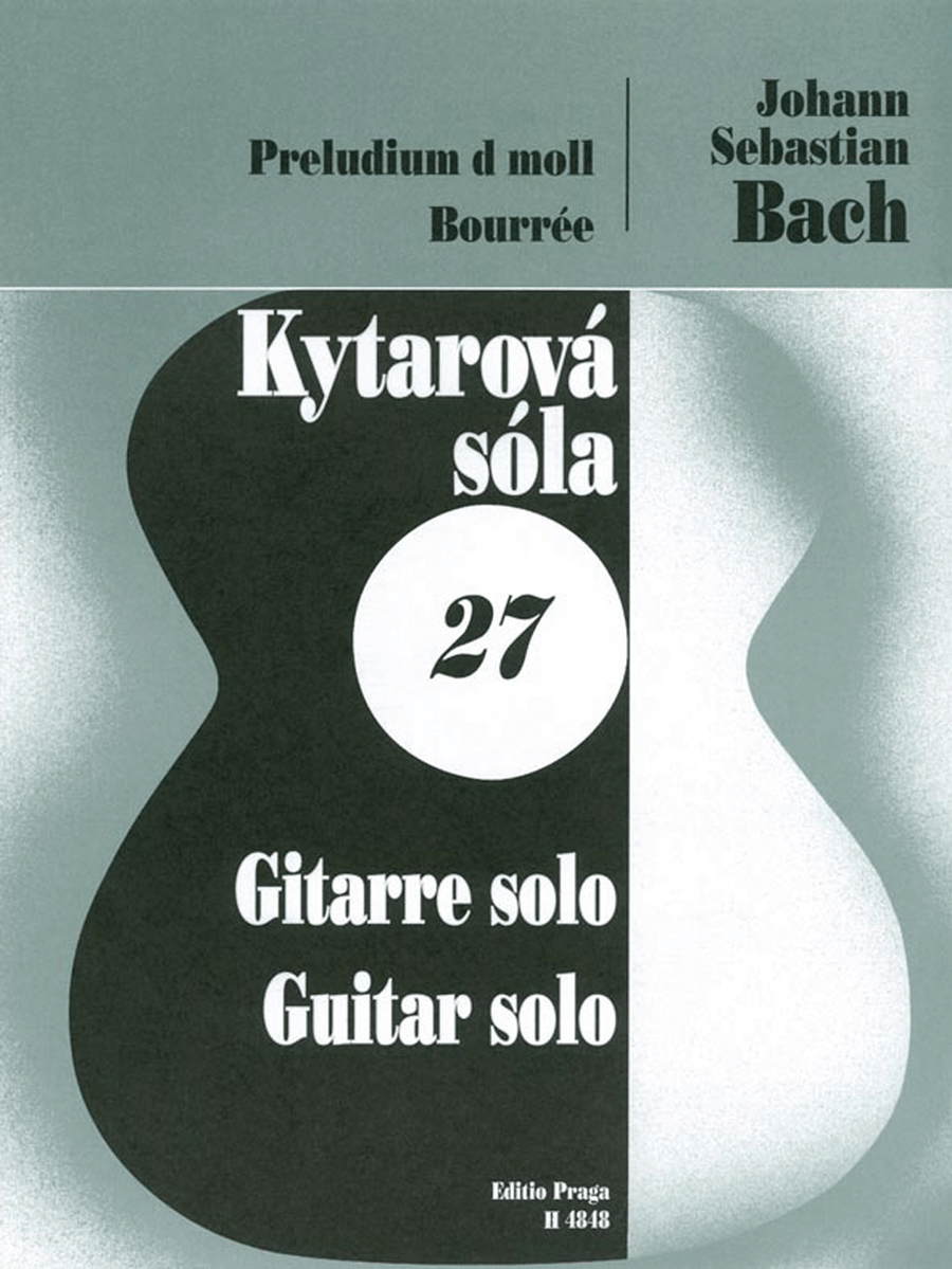 Preludium d-Moll, Bourrée Acoustic Guitar scores gallery preview page 1