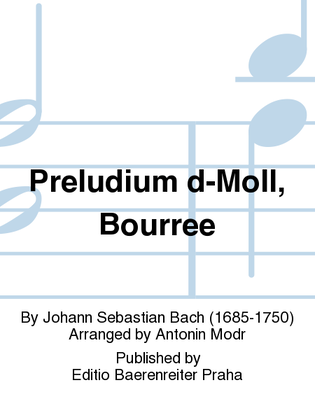 Book cover for Preludium d-Moll, Bourrée