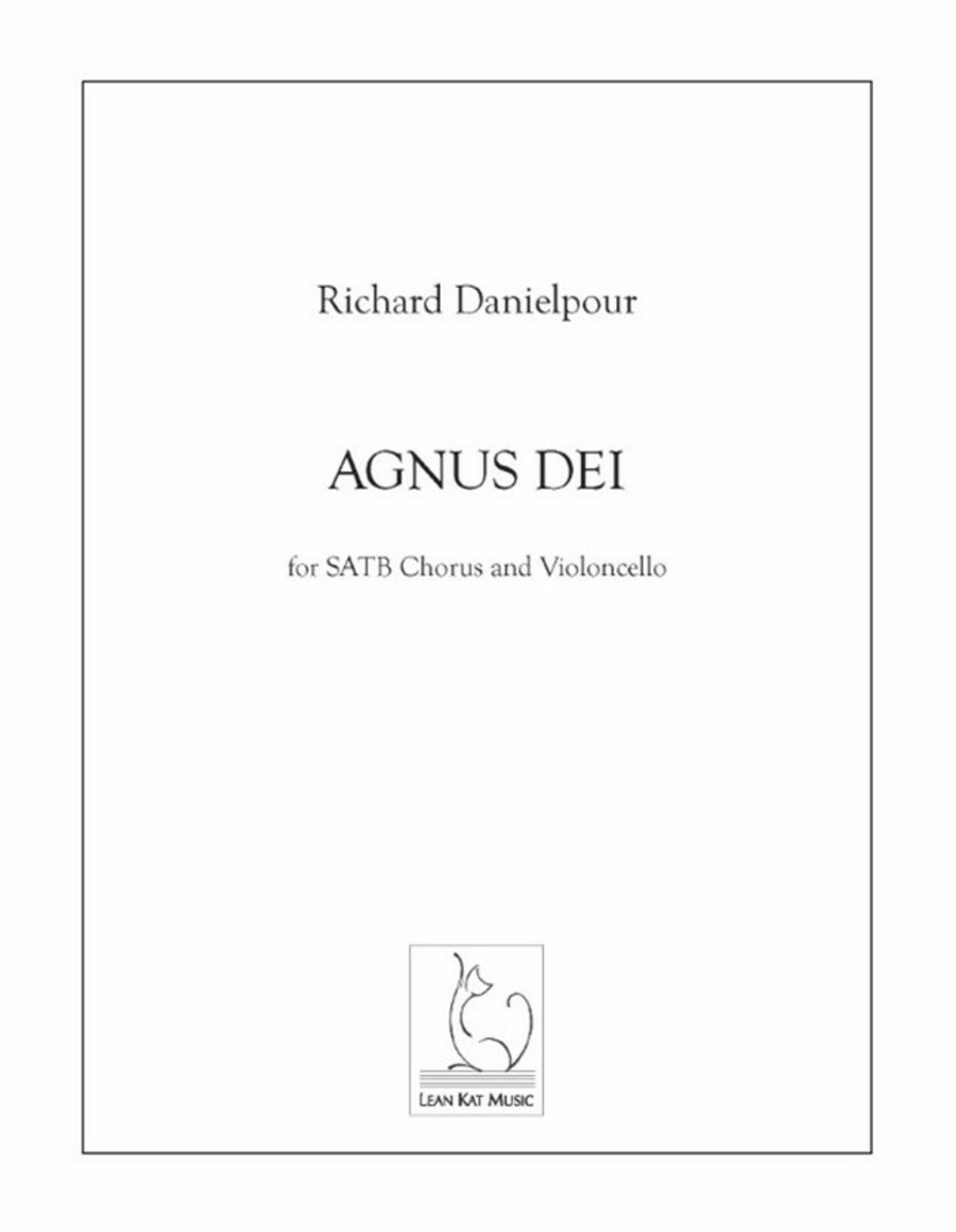 Agnus Dei Agnus Dei 4-Part scores gallery preview page 1