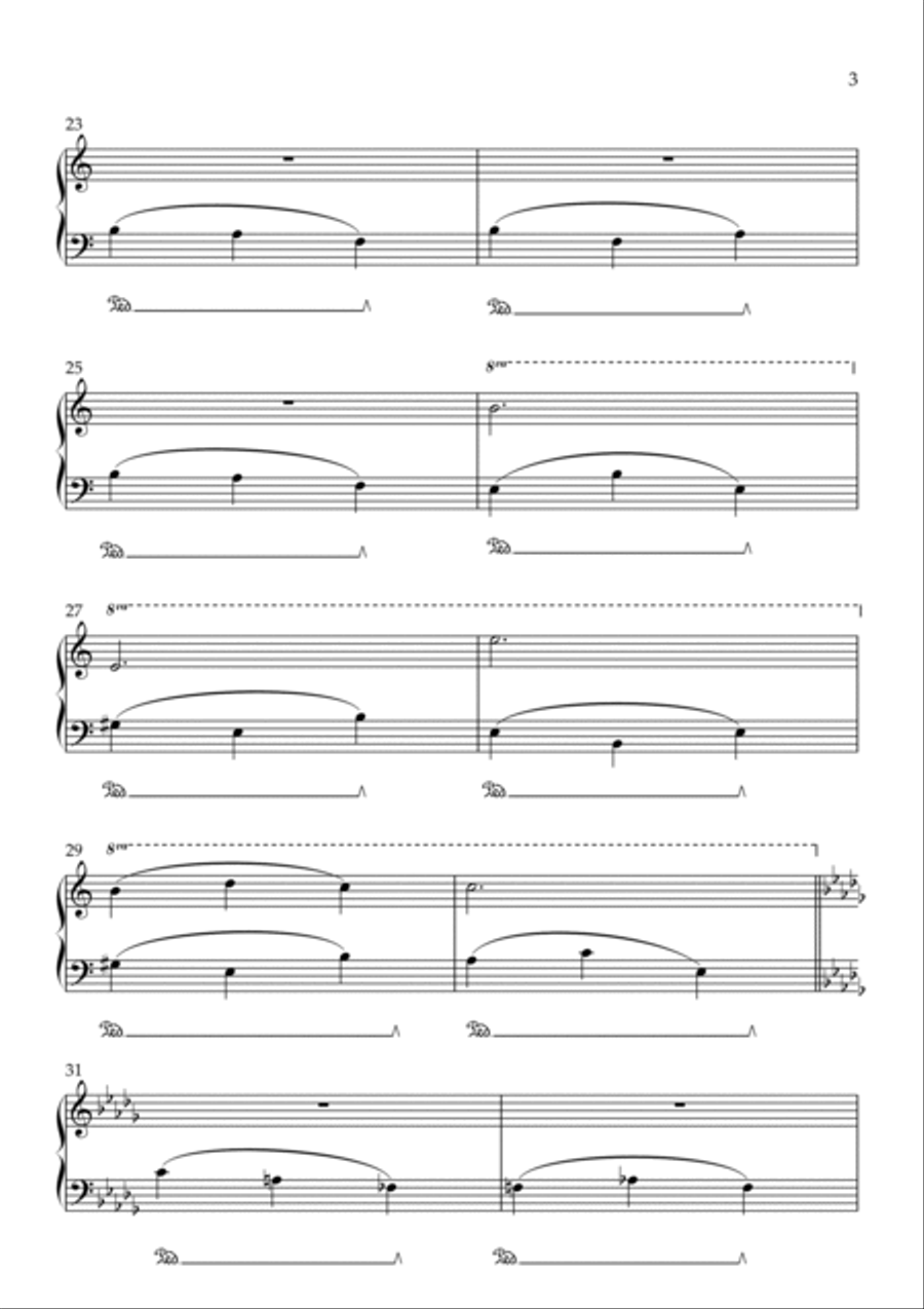Le Vent, Le Cri Piano Solo scores gallery preview page 3