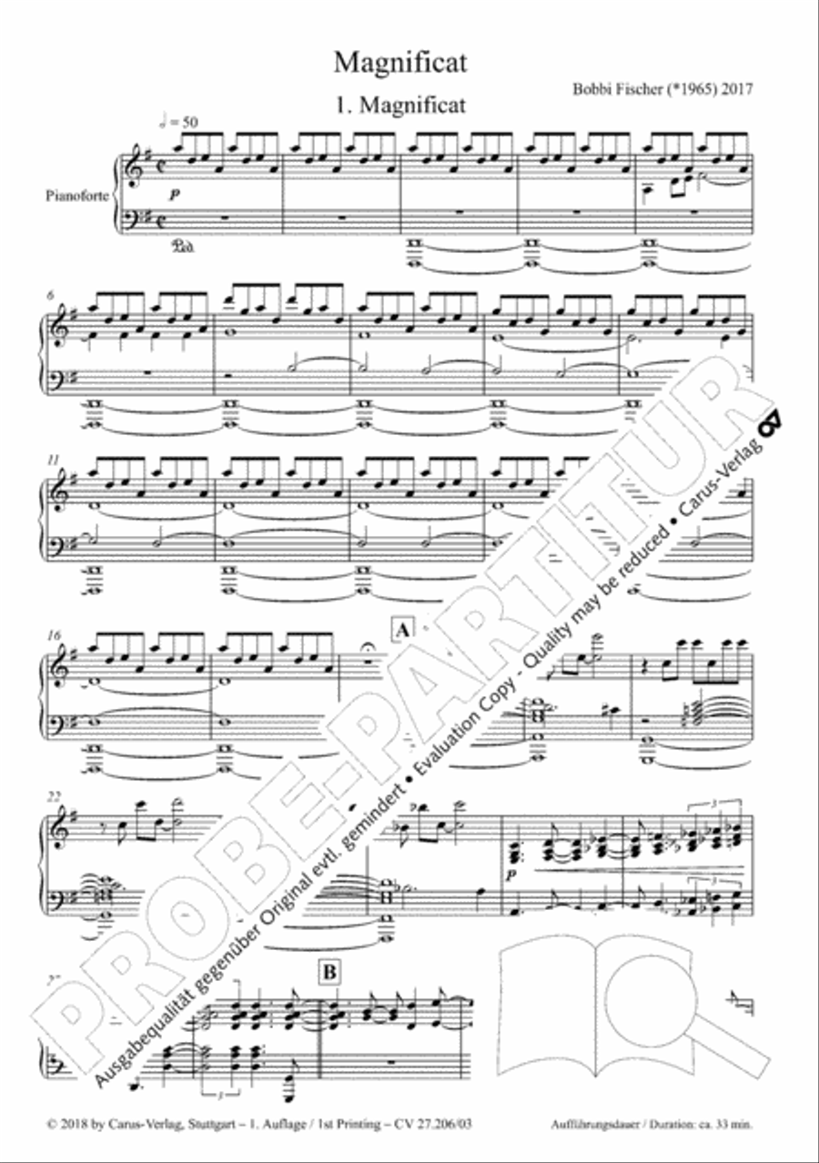 Magnificat Magnificat 4-Part scores gallery preview page 4