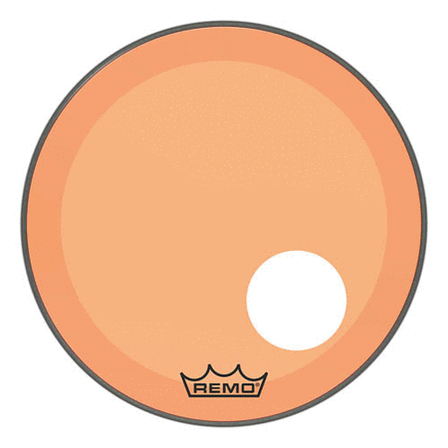 Bass, Powerstroke 3, Colortone, 20“ Diameter, Orange, 5” Offset Hole