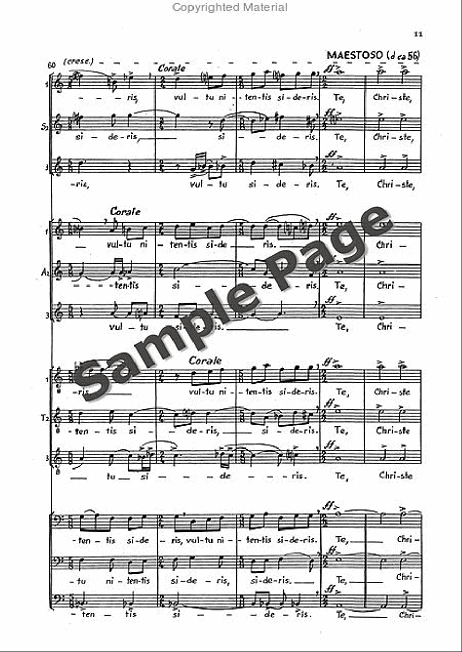 Nox Et Tenebrae Sssaaatttbbb Mixed Choir scores gallery preview page 12