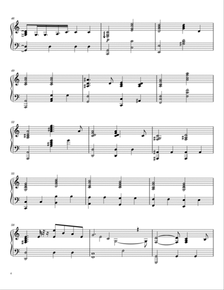 New York State Of Mind New York State Of Mind Piano Solo scores gallery preview page 4