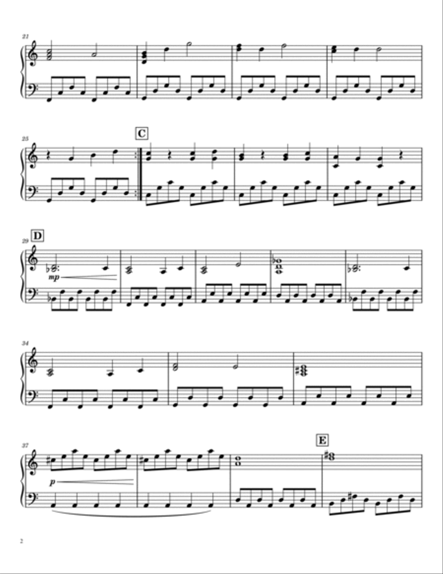 Forbidden Friendship Piano Solo scores gallery preview page 2