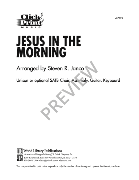 Jesus in the Morning image number null
