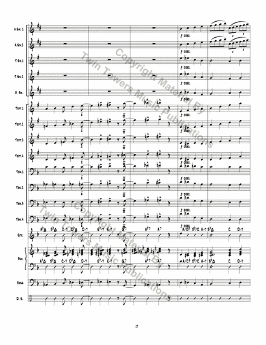 Nerve Damage Jazz Ensemble scores gallery preview page 18