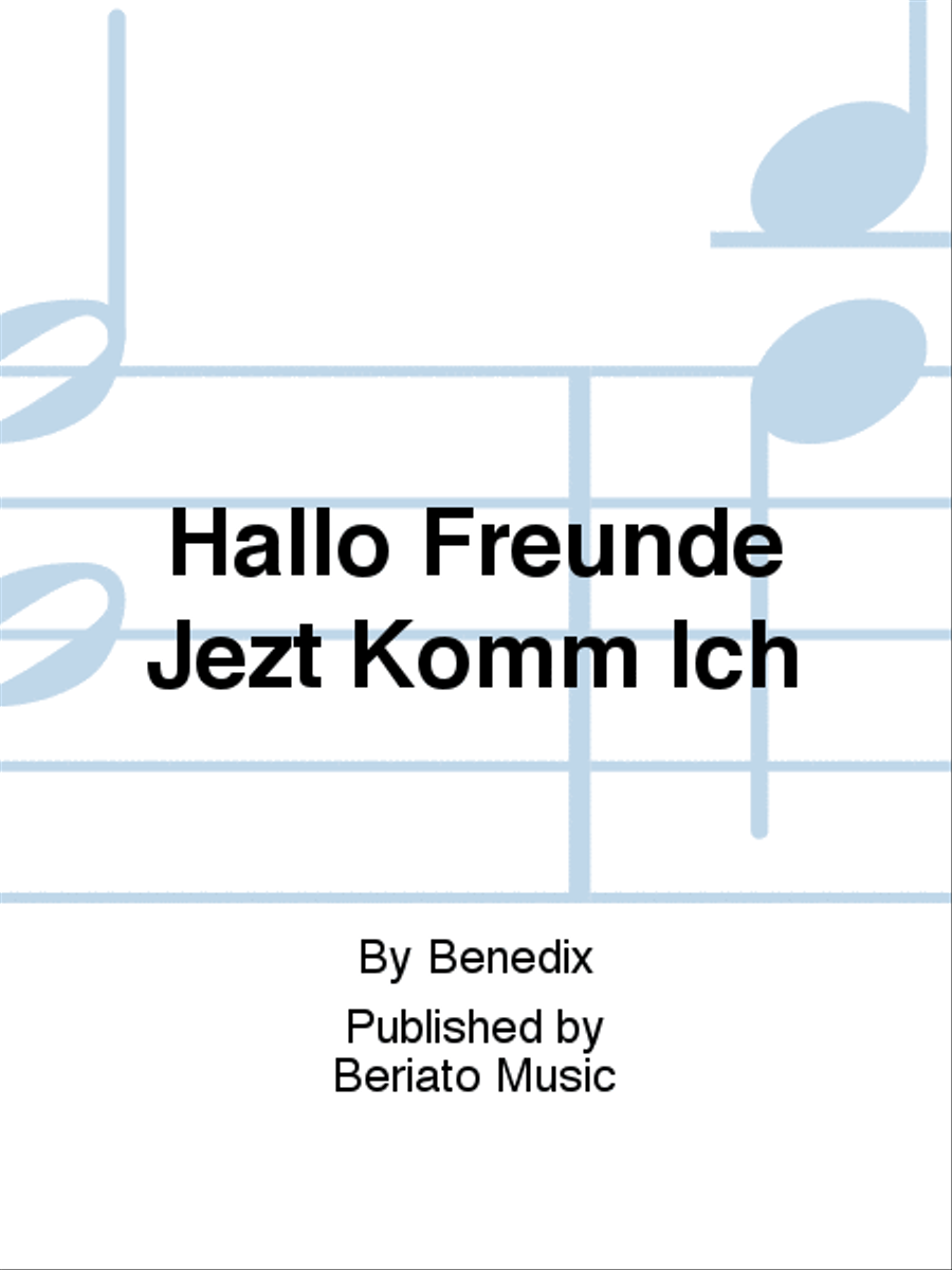 Hallo Freunde Jezt Komm Ich Accordion scores gallery preview page 1