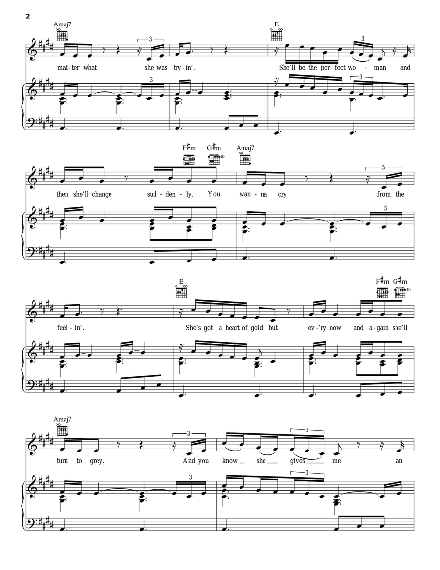 Olive And An Arrow Olive And An Arrow Piano, Vocal, Guitar scores gallery preview page 2