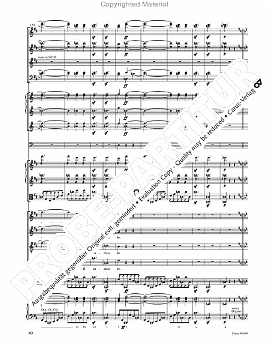 Missa solemnis Missa solemnis 4-Part scores gallery preview page 56