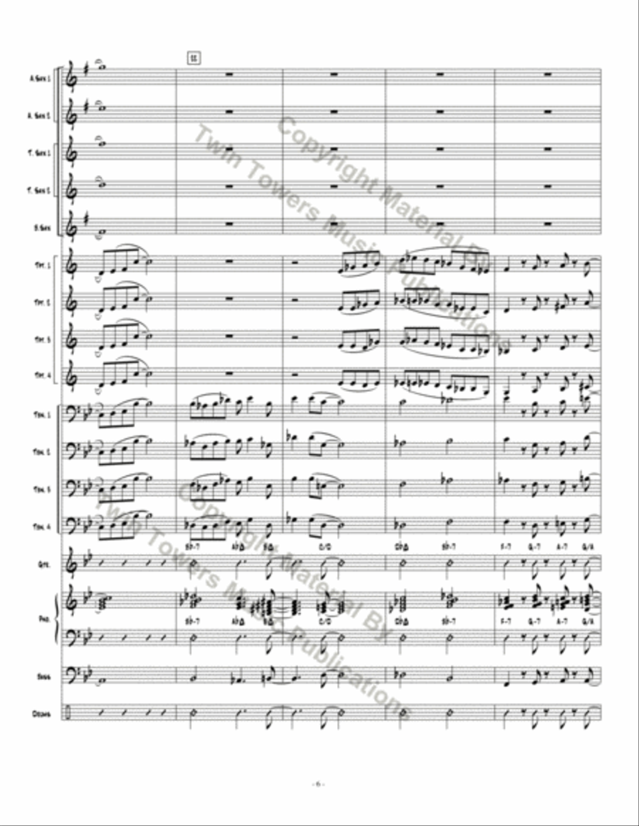Rubaswing Jazz Ensemble scores gallery preview page 7