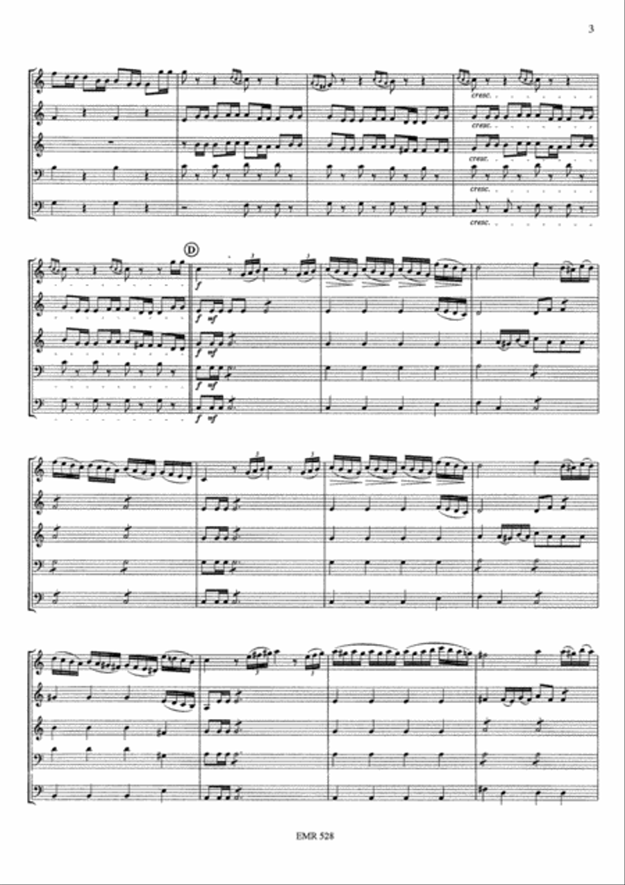 Die Italienerin in Algier Brass Quintet scores gallery preview page 6