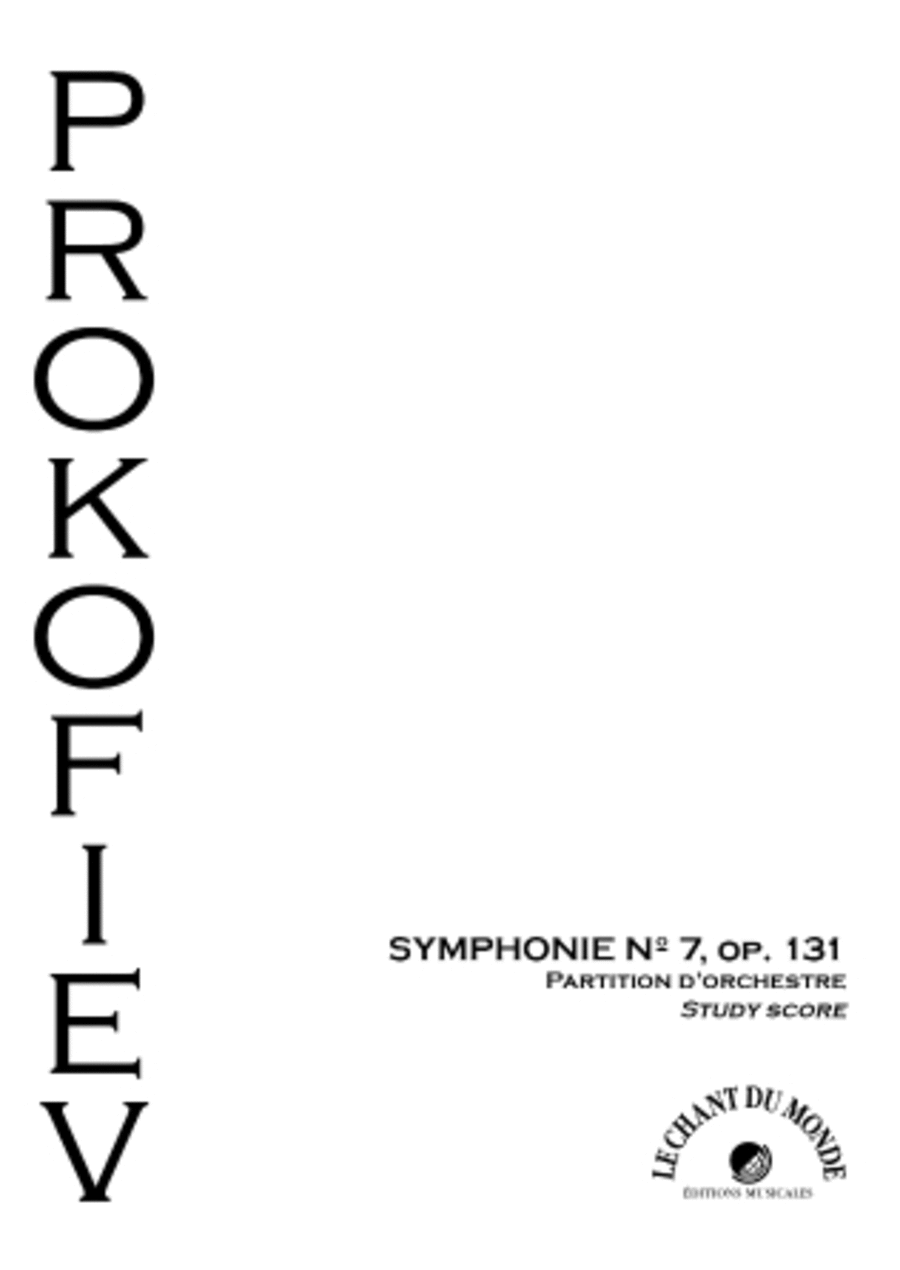 Symphony No. 7 Study Score scores gallery preview page 1