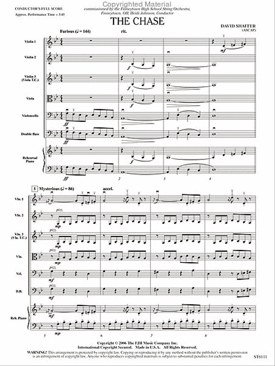 The Chase The Chase String Orchestra scores gallery preview page 2